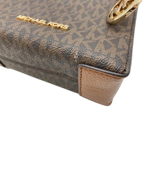 MICHAEL KORS（マイケル・コース）MICHAEL KORS (マイケルコース) ポシェット ブラウンの古着・服飾アイテム