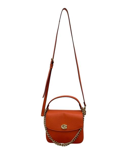 COACH（コーチ）COACH (コーチ) 2WAYバッグ オレンジの古着・服飾アイテム