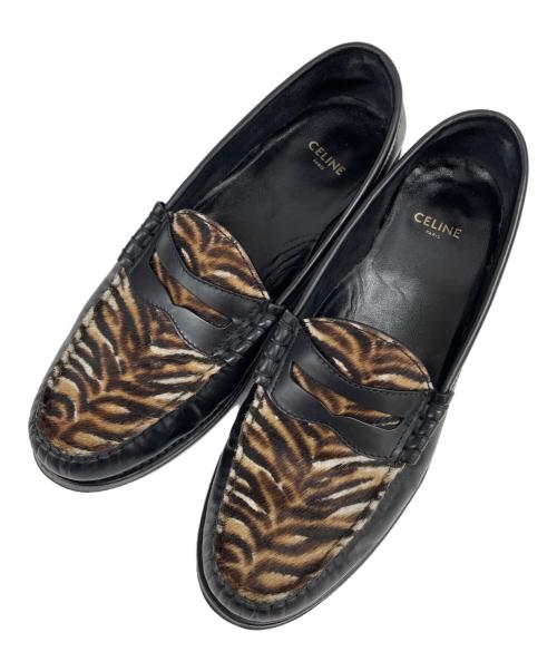 CELINE（セリーヌ）CELINE (セリーヌ) コインローファー ブラック サイズ:37.5の古着・服飾アイテム