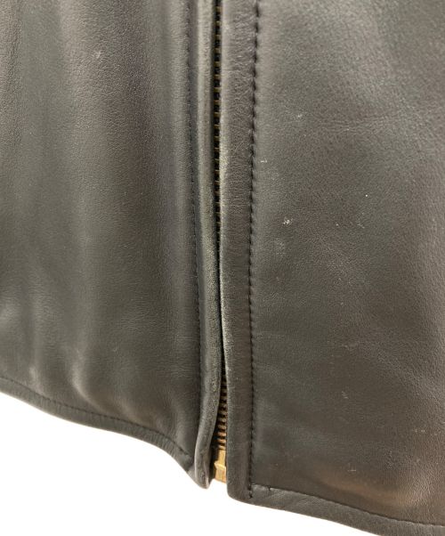 MORGAN（モーガン）MORGAN (モーガン) レザージャケット サイズ:34の古着・服飾アイテム