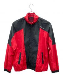 Champion（チャンピオン）の古着「ジップジャケット」｜レッド×ブラック