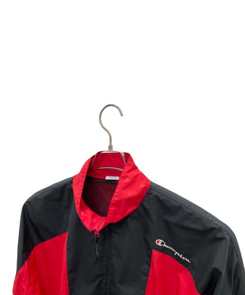 Champion（チャンピオン）Champion (チャンピオン) ジップジャケット レッド×ブラック サイズ:Lの古着・服飾アイテム