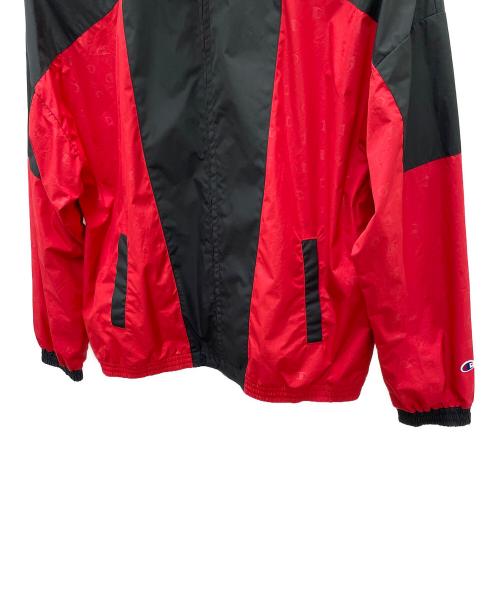 Champion（チャンピオン）Champion (チャンピオン) ジップジャケット レッド×ブラック サイズ:Lの古着・服飾アイテム