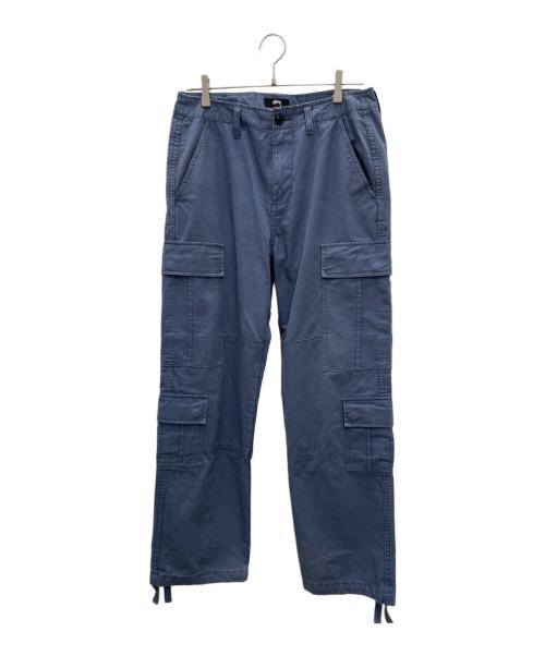stussy（ステューシー）stussy (ステューシー) カーゴパンツ ネイビー サイズ: 71cm (W28)の古着・服飾アイテム