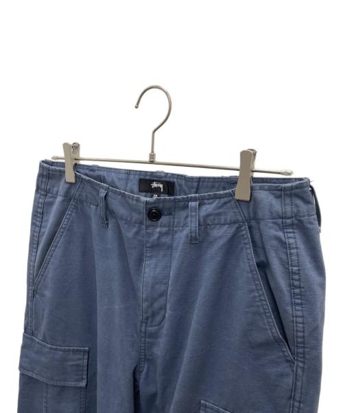 stussy（ステューシー）stussy (ステューシー) カーゴパンツ ネイビー サイズ: 71cm (W28)の古着・服飾アイテム