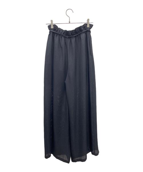 BLACK by moussy（ブラックバイマウジー）BLACK by moussy (ブラックバイマウジー) mesh relax pants ブラック サイズ:Freeの古着・服飾アイテム