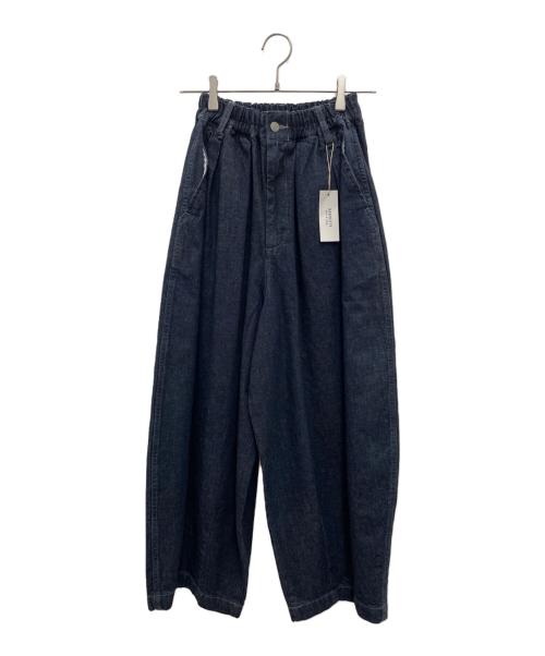 HARVESTY（ハーベスティー）HARVESTY (ハーベスティー) デニムサーカスパンツ ネイビー 未使用品の古着・服飾アイテム
