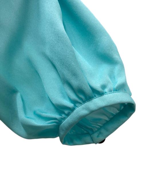 Emilio Pucci（エミリオ プッチ）Emilio Pucci (エミリオ プッチ) シルクブラウス スカイブルー サイズ:Ｍの古着・服飾アイテム