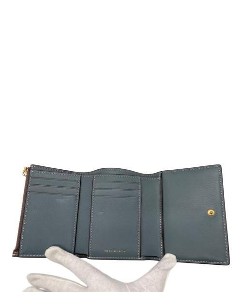 TORY BURCH（トリーバーチ）TORY BURCH (トリーバーチ) 3つ折り財布 ブラウンの古着・服飾アイテム