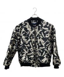 MAISON SPECIAL（メゾンスペシャル）の古着「Prime-Over MA-1 Bomber Jacke」｜ブラック