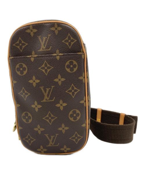 LOUIS VUITTON（ルイ ヴィトン）LOUIS VUITTON (ルイ ヴィトン) ポシェットガンジュ ブラウンの古着・服飾アイテム