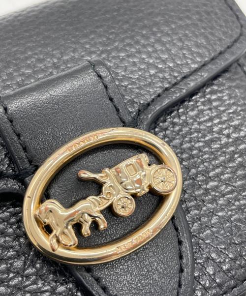 COACH（コーチ）COACH (コーチ) ジョージー スモール ウォレット ブラックの古着・服飾アイテム