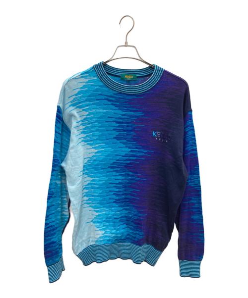 KENZO GOLF（ケンゾー ゴルフ）KENZO GOLF (ケンゾー ゴルフ) ゴルフウェア(トップス) ブルー サイズ:4の古着・服飾アイテム