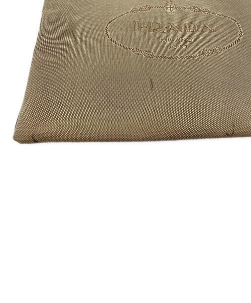 PRADA（プラダ）PRADA (プラダ) クラッチバッグ ブラウンの古着・服飾アイテム