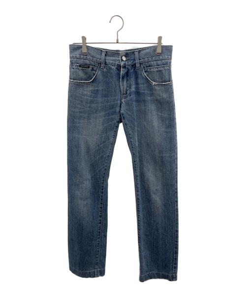 DOLCE & GABBANA（ドルチェ＆ガッバーナ）DOLCE & GABBANA (ドルチェ＆ガッバーナ) デニムパンツ ネイビー サイズ:44の古着・服飾アイテム