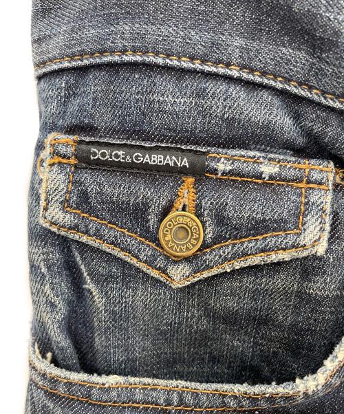 DOLCE & GABBANA（ドルチェ＆ガッバーナ）DOLCE & GABBANA (ドルチェ＆ガッバーナ) デニムパンツ ネイビー サイズ:Ｌの古着・服飾アイテム