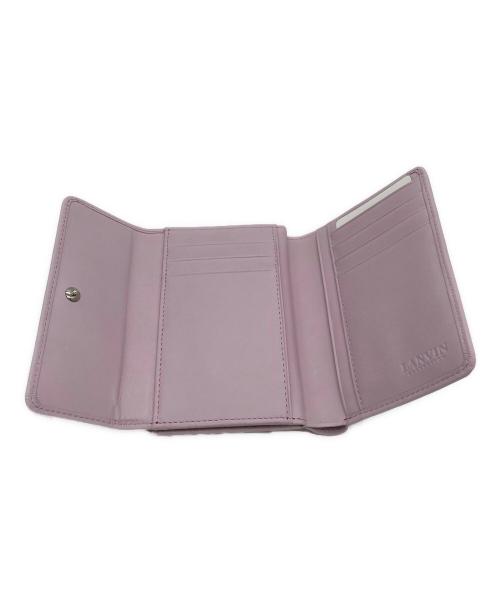 LANVIN（ランバン）LANVIN (ライバン) 2つ折り財布 バイオレット 未使用品の古着・服飾アイテム