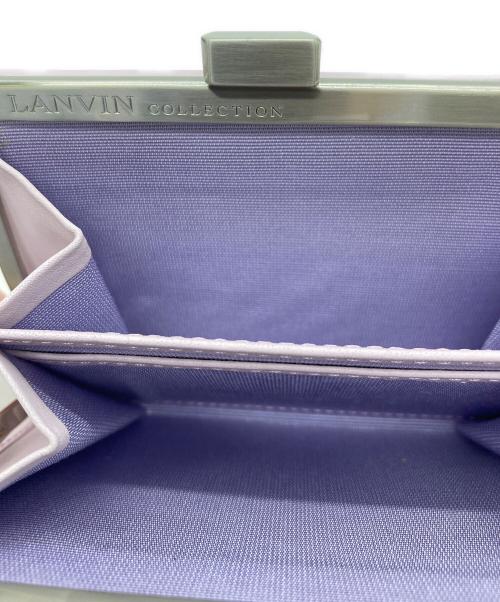 LANVIN（ランバン）LANVIN (ライバン) 2つ折り財布 バイオレット 未使用品の古着・服飾アイテム