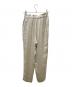 Adam et Rope (アダム エ ロペ) サテンテーパードパンツ ベージュ サイズ:Free 未使用品：4000円