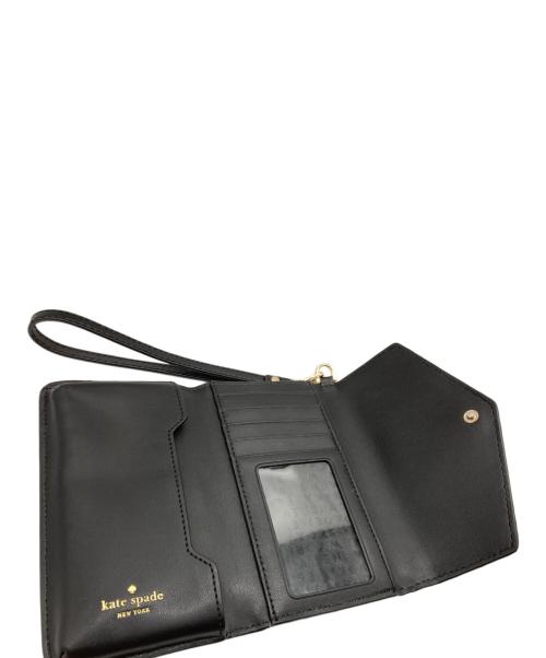 Kate Spade（ケイトスペード）Kate Spade (ケイトスペード) カードケース ブラックの古着・服飾アイテム