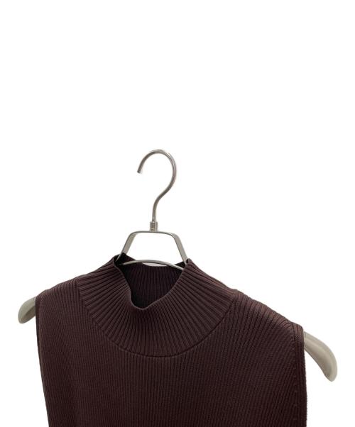 Snidel（スナイデル）Snidel (スナイデル) 切替ワンピース ブラウン×ベージュの古着・服飾アイテム