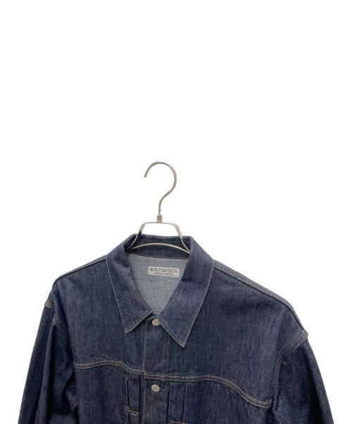 BEAUTY&YOUTH（ビューティーアンドユース）BEAUTY&YOUTH (ビューティーアンドユース) デニムジャケット ネイビー サイズ:XLの古着・服飾アイテム