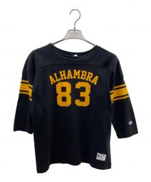 Champion（チャンピオン）の古着「フットボールTシャツ」｜ブラック