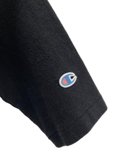 Champion（チャンピオン）Champion (チャンピオン) フットボールTシャツ ブラック サイズ:Mの古着・服飾アイテム