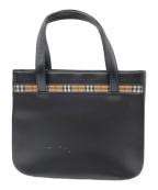 Burberry'sバーバリー）の古着「ハンドバッグ」｜ブラック