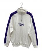 KEBOZケボズ）の古着「ハーフジップスウェット」｜ホワイト