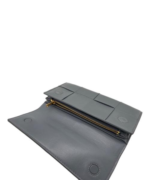 BOTTEGA VENETA（ボッテガベネタ）BOTTEGA VENETA (ボッテガベネタ) 長財布 グレーの古着・服飾アイテム