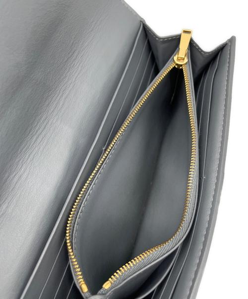 BOTTEGA VENETA（ボッテガベネタ）BOTTEGA VENETA (ボッテガベネタ) 長財布 グレーの古着・服飾アイテム