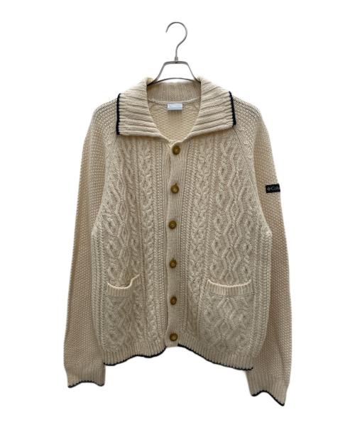 Columbia（コロンビア）Columbia (コロンビア) プエブラ ニット ジャケット ベージュ サイズ:Lの古着・服飾アイテム