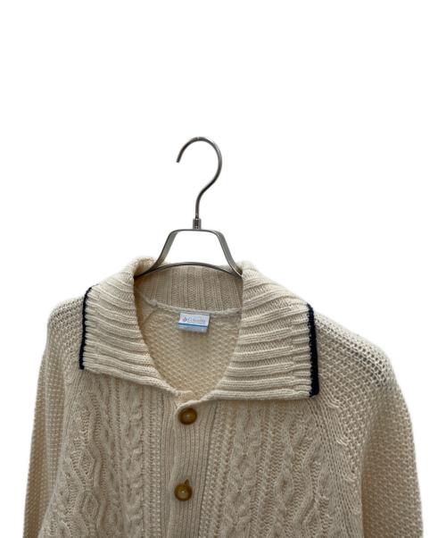 Columbia（コロンビア）Columbia (コロンビア) プエブラ ニット ジャケット ベージュ サイズ:Lの古着・服飾アイテム