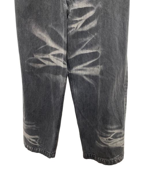 MAISON SPECIAL（メゾンスペシャル）MAISON SPECIAL (メゾンスペシャル) フロントデザインハイパーワイドデニムラップパンツ ブラック サイズ:01の古着・服飾アイテム