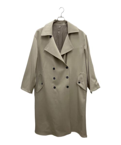 MAISON SPECIAL（メゾンスペシャル）MAISON SPECIAL (メゾンスペシャル) インサイドアウトプライムオーバーメタリックリバーシブルダブルコート ベージュ サイズ:02の古着・服飾アイテム