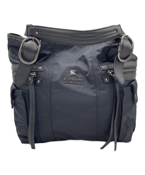 BURBERRY BLUE LABEL（バーバリー ブルー レーベル）BURBERRY BLUE LABEL (バーバリーロンドンブルーレーベル) バッグ ブラックの古着・服飾アイテム