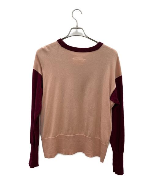 MM6 Maison Margiela（エムエムシックスメゾンマルジェラ）MM6 Maison Margiela (エムエムシックスメゾンマルジェラ) ニット レッド サイズ:Sの古着・服飾アイテム