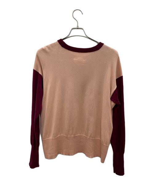 MM6 Maison Margiela（エムエムシックスメゾンマルジェラ）MM6 Maison Margiela (エムエムシックスメゾンマルジェラ) ニット レッド サイズ:Sの古着・服飾アイテム