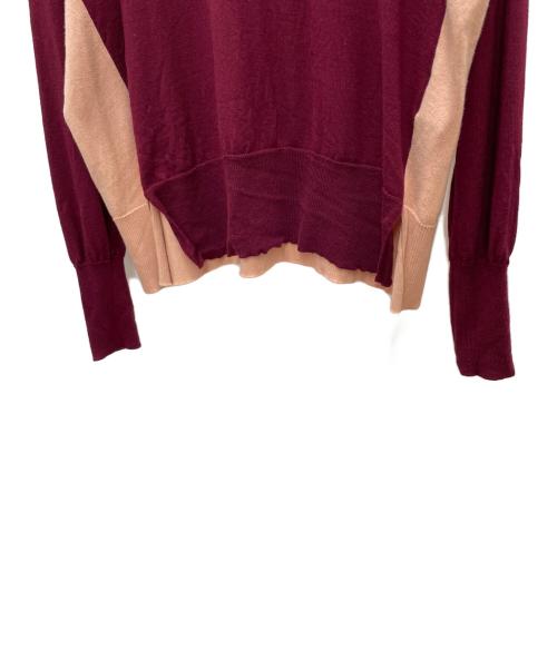 MM6 Maison Margiela（エムエムシックスメゾンマルジェラ）MM6 Maison Margiela (エムエムシックスメゾンマルジェラ) ニット レッド サイズ:Sの古着・服飾アイテム