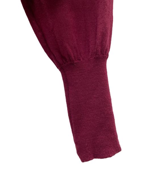 MM6 Maison Margiela（エムエムシックスメゾンマルジェラ）MM6 Maison Margiela (エムエムシックスメゾンマルジェラ) ニット レッド サイズ:Sの古着・服飾アイテム