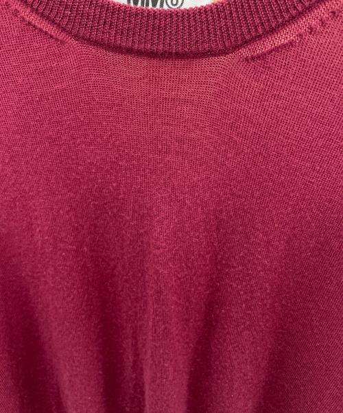 MM6 Maison Margiela（エムエムシックスメゾンマルジェラ）MM6 Maison Margiela (エムエムシックスメゾンマルジェラ) ニット レッド サイズ:Sの古着・服飾アイテム
