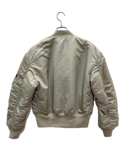 Snidel（スナイデル）Snidel (スナイデル) ALPHA (アルファ) MA-1ジャケット ベージュ サイズ:Sの古着・服飾アイテム