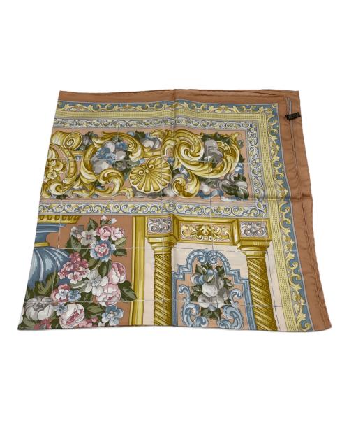 LOEWE（ロエベ）LOEWE (ロエベ) シルクスカーフ ベージュの古着・服飾アイテム