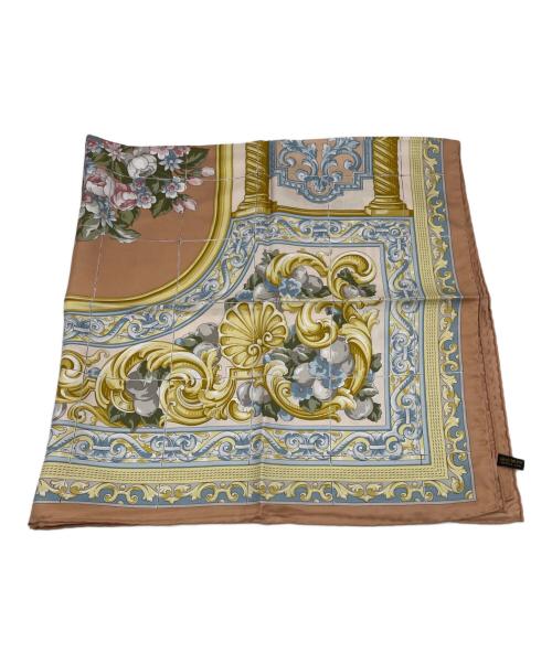 LOEWE（ロエベ）LOEWE (ロエベ) シルクスカーフ ベージュの古着・服飾アイテム