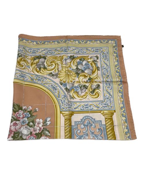 LOEWE（ロエベ）LOEWE (ロエベ) シルクスカーフ ベージュの古着・服飾アイテム