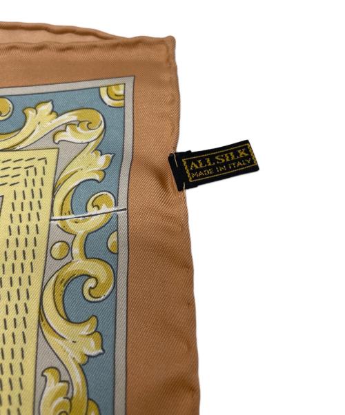 LOEWE（ロエベ）LOEWE (ロエベ) シルクスカーフ ベージュの古着・服飾アイテム