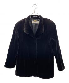 BALMAIN（バルマン）の古着「ミンクコート」｜ブラック