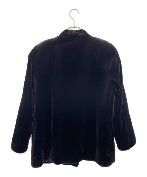BALMAIN（バルマン）BALMAIN (バルマン) ミンクコート ブラック サイズ:-の古着・服飾アイテム