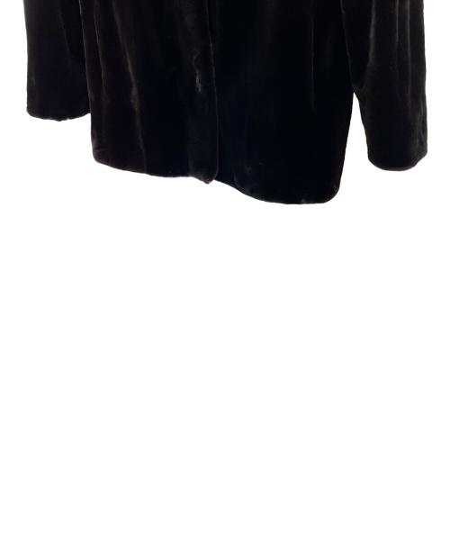 BALMAIN（バルマン）BALMAIN (バルマン) ミンクコート ブラック サイズ:-の古着・服飾アイテム